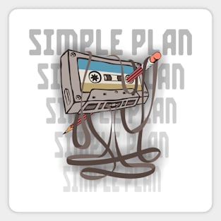 Simple Plan Cassette Magnet